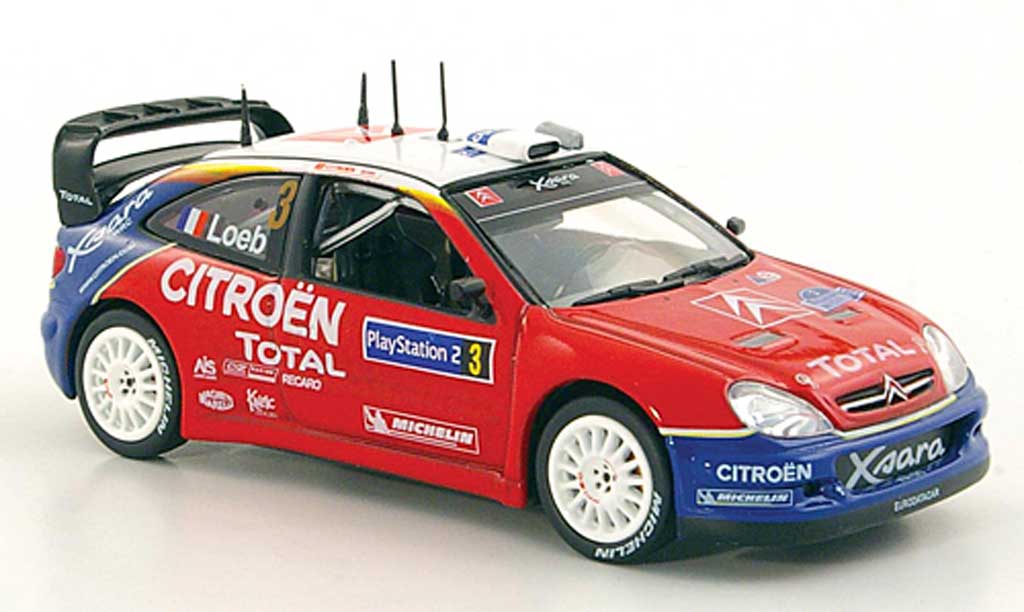 Citroen Xsara WRC 2004 1/43 Norev WRC 2004 No.3 S.Loeb / D.Elena Tour de Corse diecast model cars