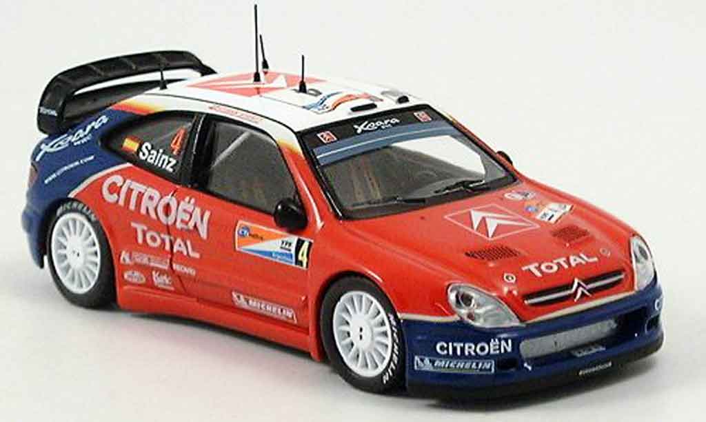 Citroen Xsara WRC 2004 1/43 IXO WRC 2004 sainz martin sieger argentine miniature
