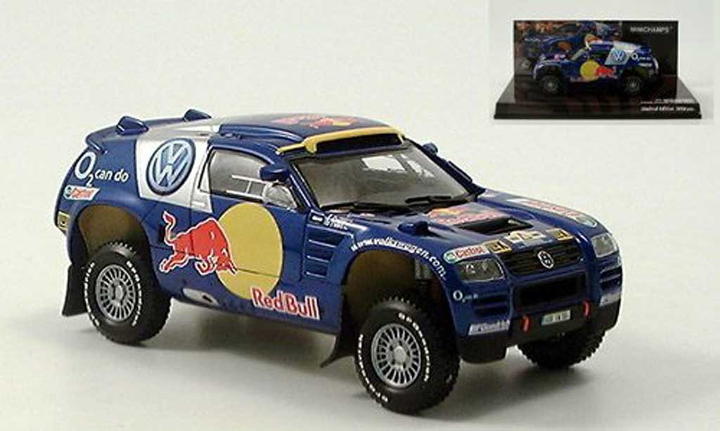 Volkswagen Touareg Dakar 1/43 Minichamps Dakar Presentation Motor-Show Essen 2004 miniature