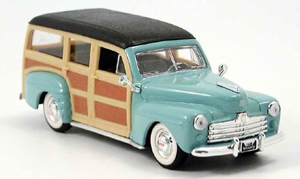 Ford Woody 1/43 Yat Ming grun 1948 miniature