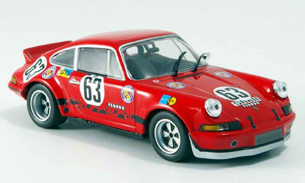 Porsche 911 RSR 1/43 Minichamps RSR Carrera 2.8 No.63 GELO 24H Le Mans 1973 miniature