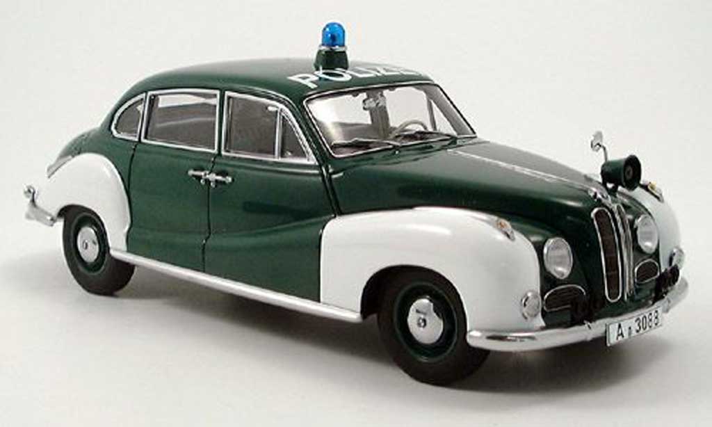 Bmw 501 1/18 Autoart police miniature