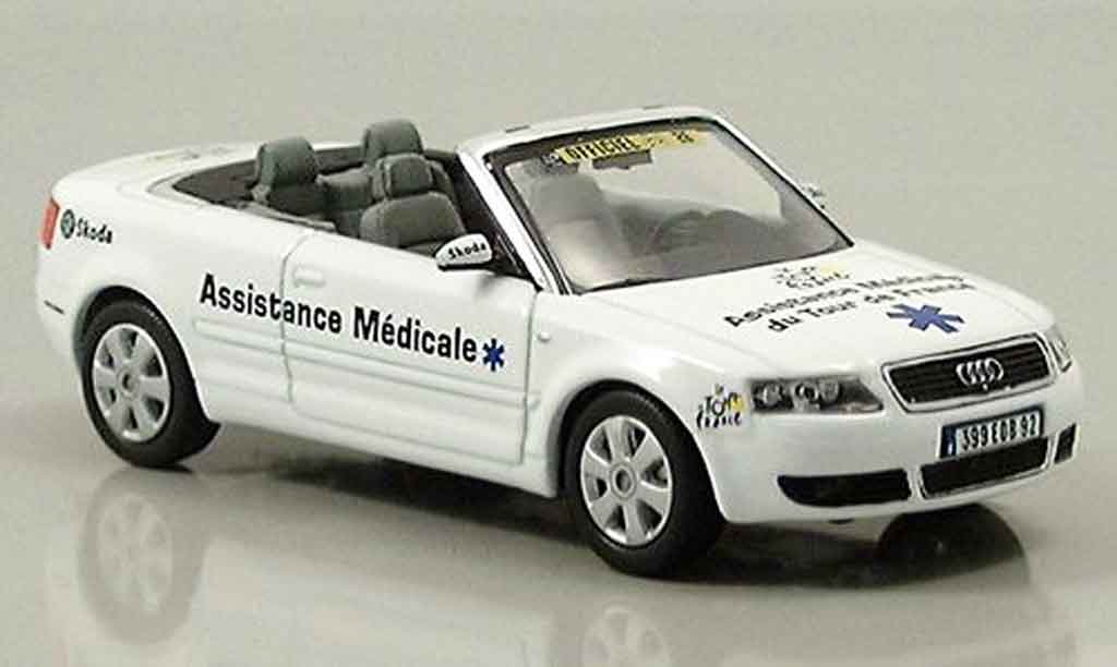 Audi A4 cabriolet 1/43 Norev cabriolet Assistance Medicale miniature