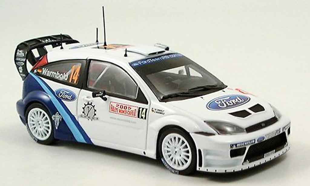 Ford Focus RS WRC 1/43 Minichamps MonteCarlo Warmbold Connolly 2005 miniature