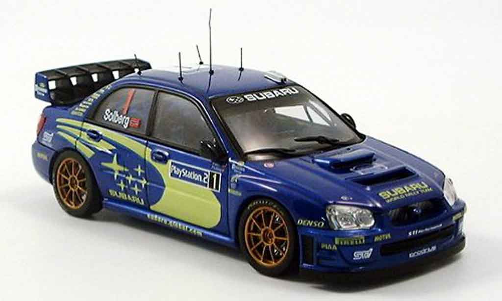 Trofeu Miniature voiture Rally auto 1:43 Trofeu Subaru Impreza WRC 1st Deutsche Rally 