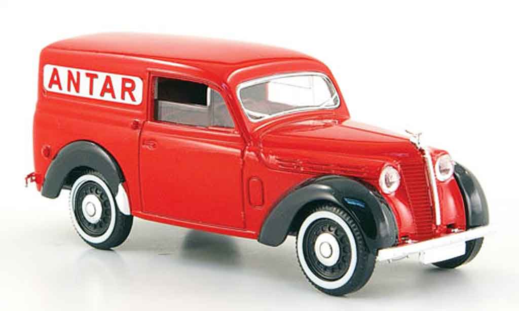 Renault Juvaquatre 1/43 Solido lieferwagen antar rouge 1952 miniature