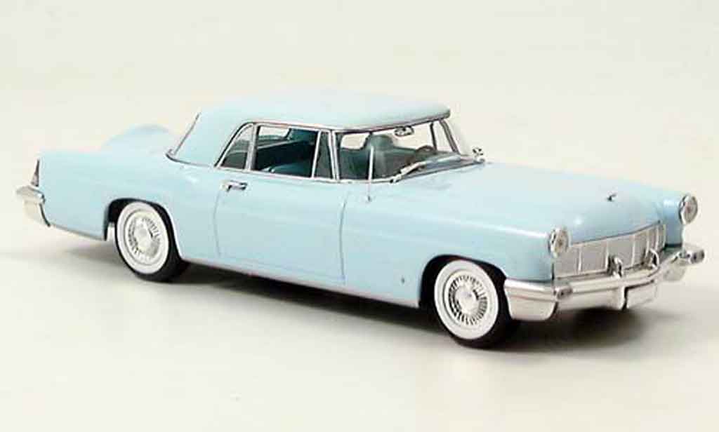 Lincoln Continental 1956 1/43 Minichamps 1956 MK II bleu miniature
