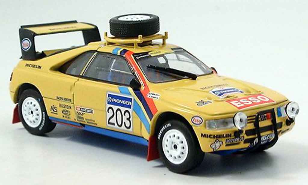 Peugeot 405 Turbo 16 1/43 Norev no.203 rallye paris dakar 1990 miniature