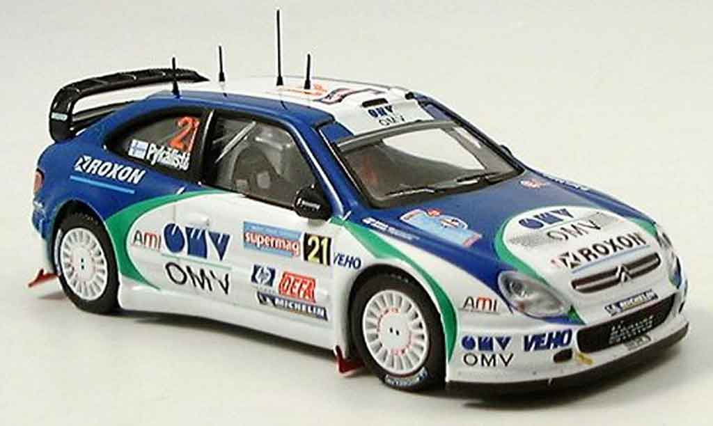 Citroen Xsara WRC 2005 1/43 IXO WRC 2005 no.21 pykalisto ovaskeinen italien miniature
