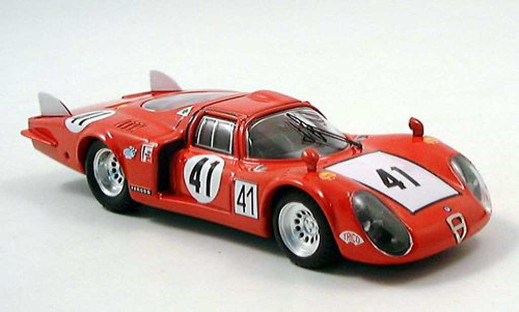 Alfa Romeo 33.2 1968 1/43 Best 1968 LM No.41 Bagheti/Vaccarell 24h Le Mans miniature