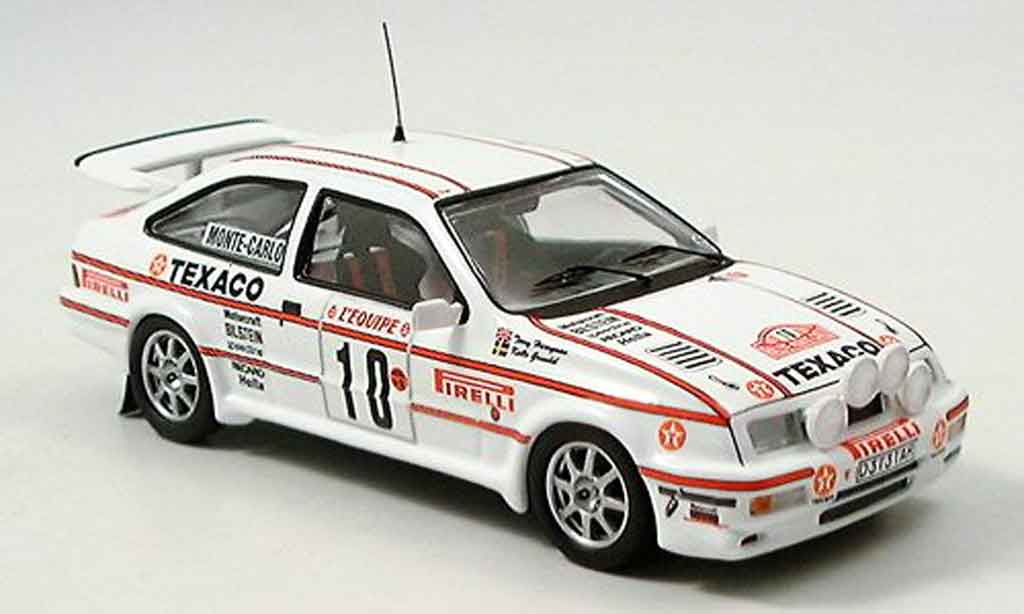 Ford Sierra Cosworth RS 1/43 Trofeu Cosworth RS Cosworth Texaco Rally Monte Carlo 1987 miniature