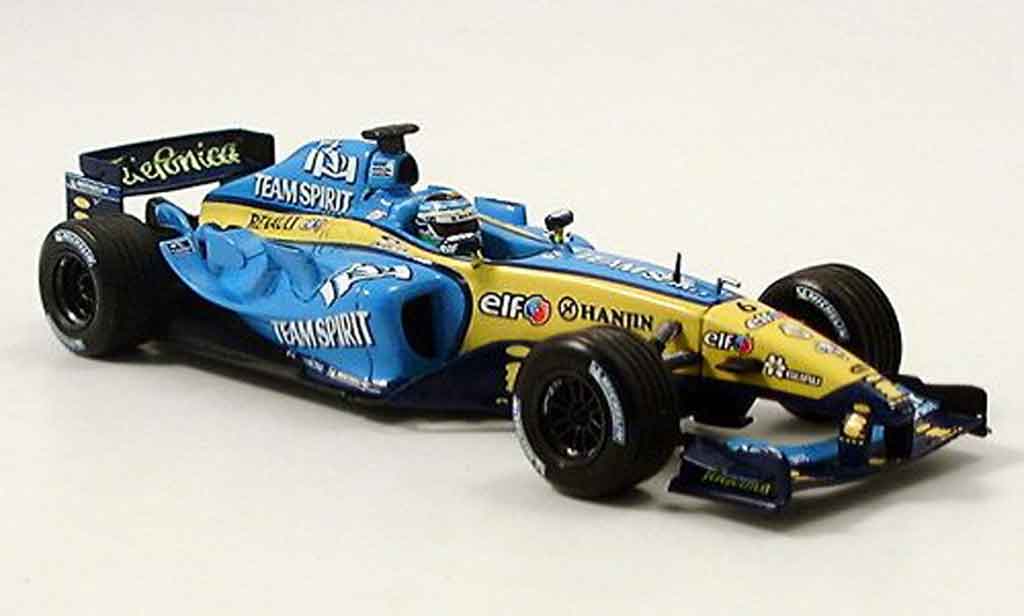 Renault F1 1/43 Minichamps f1 team r 25 showcar no.6 g. fisica 2005 coche miniatura