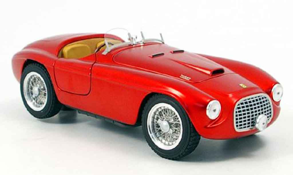 Ferrari 166 1/18 Hot Wheels Elite MM barchetta serie elite red 60th diecast model cars