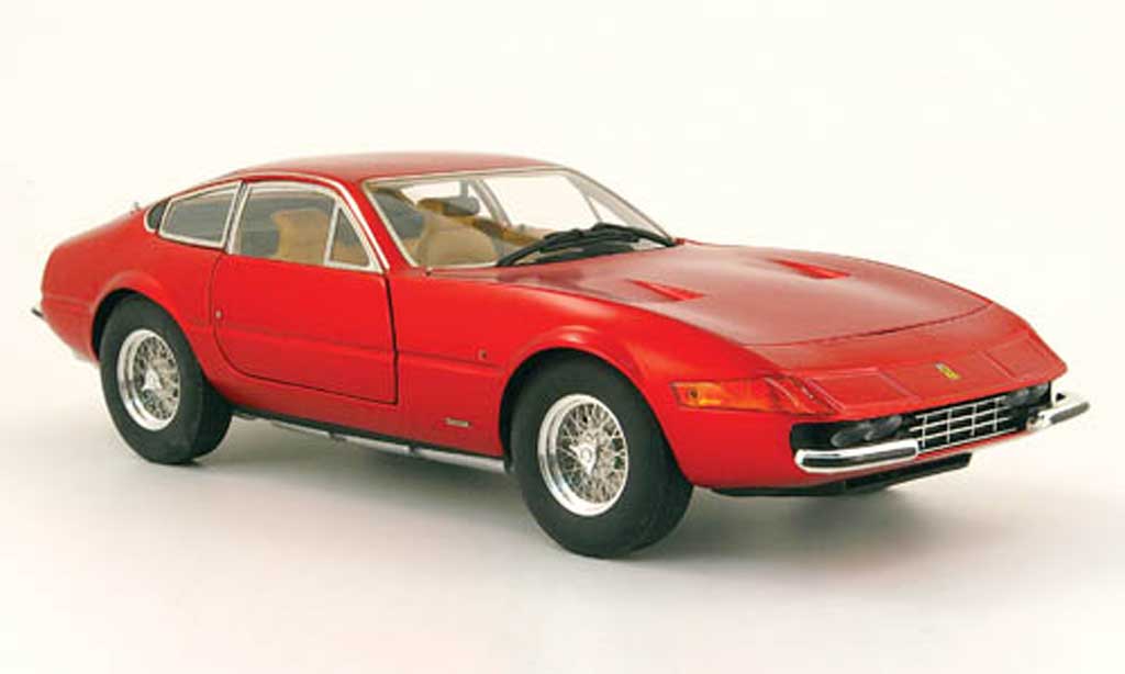 Ferrari 365 GTB/4 1/18 Hot Wheels Elite daytona red-met. serie elite diecast model cars