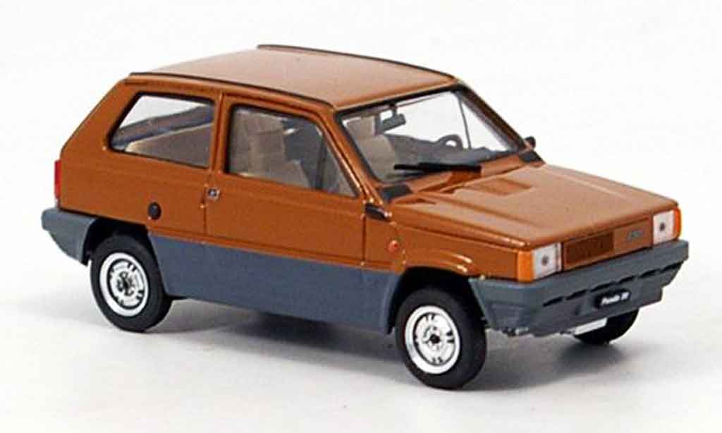 Fiat Panda 1/43 Brumm 30 marron 1980 miniature