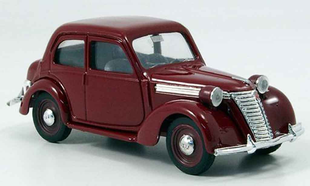 Fiat 1100 1/43 Brumm E rouge miniature