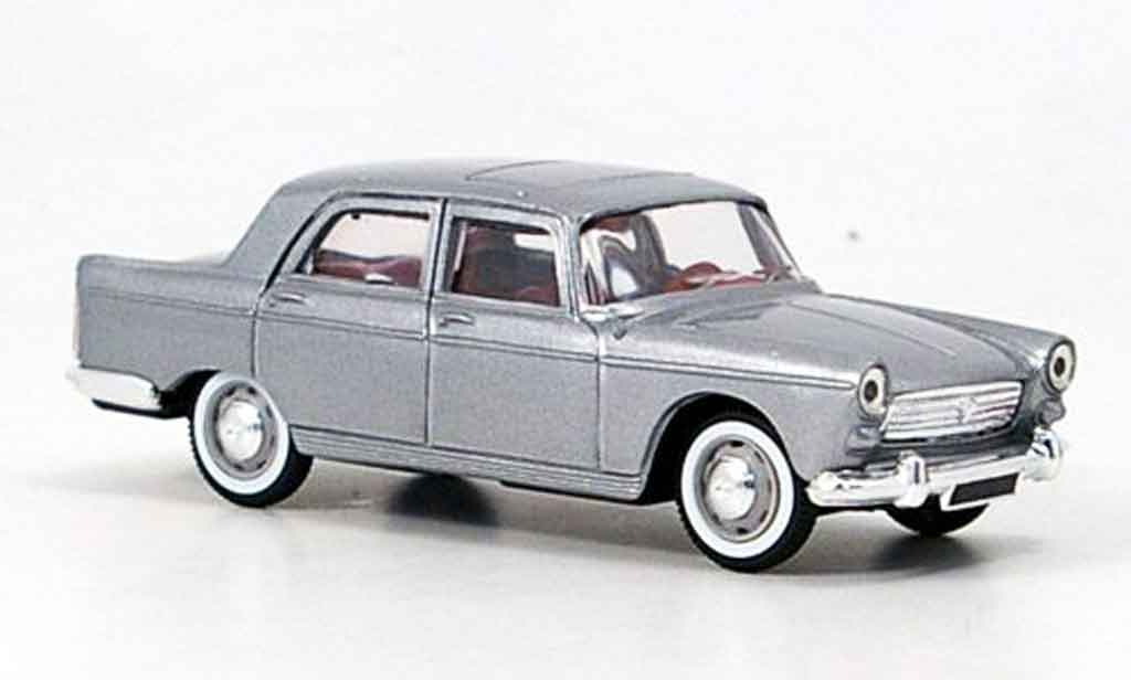 Peugeot 404 Berline 1/43 Norev Berline grise metallisee miniature
