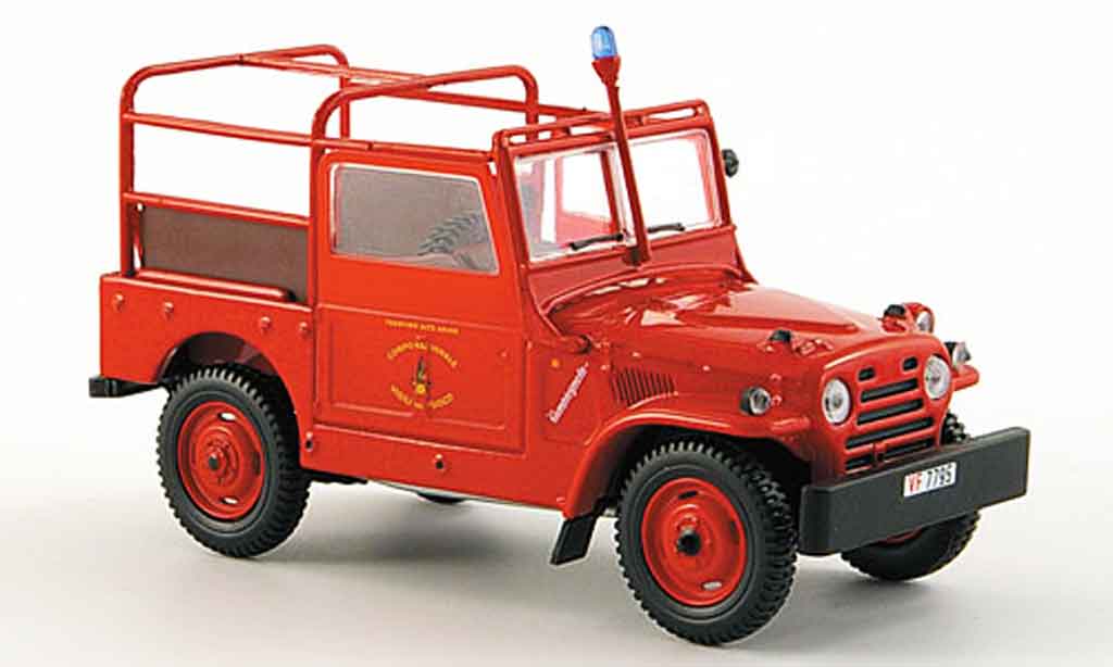 Fiat Campagnola 1/43 Norev pompier Trentino 1959 miniature