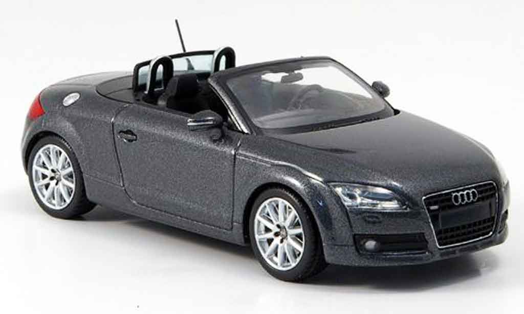 Audi TT Roadster 1/43 Minichamps grise 2007 miniature