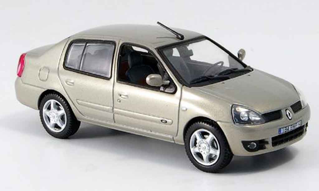 Renault Clio 1/43 Norev symbol beige 2007 miniature