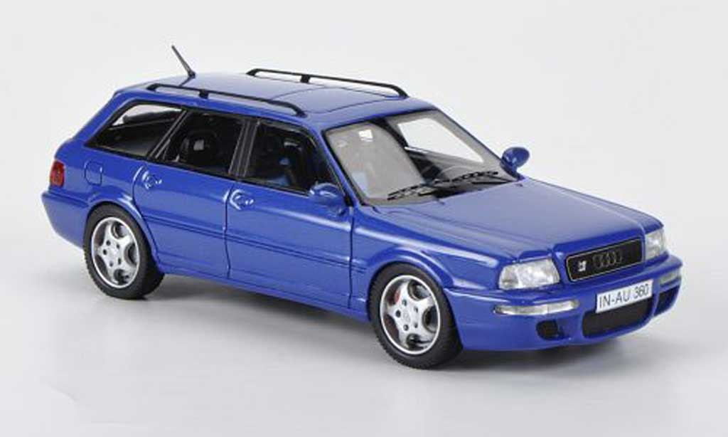 Audi RS2 1/43 Neo bleu miniature