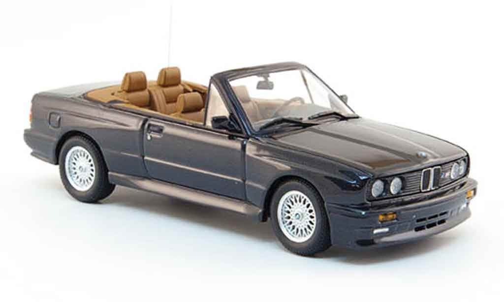 Bmw M3 E30 1/43 Minichamps E30 Cabriolet noire 1988 miniature