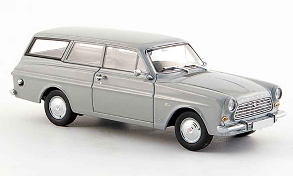Ford Taunus 1963 1/43 Minichamps 1963 12 M (P 4) Turnier grise miniature