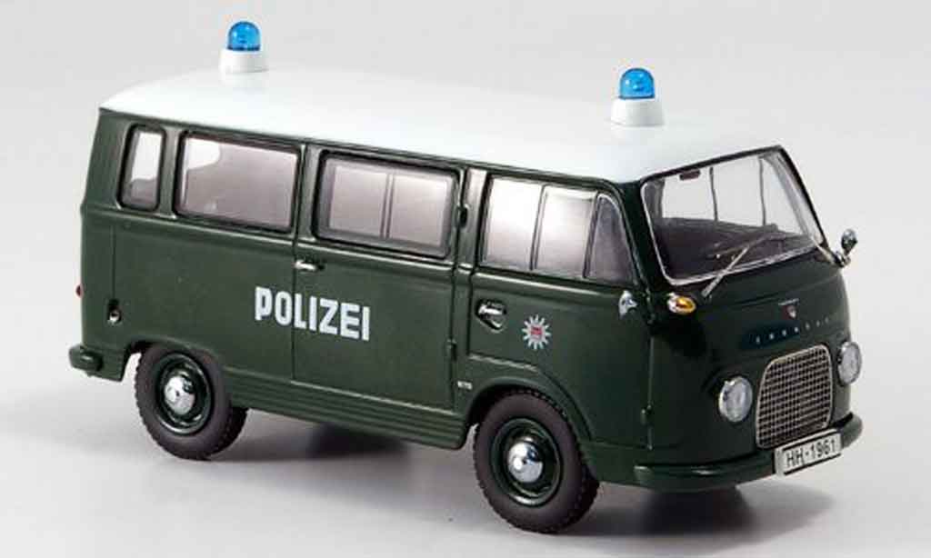 Ford FK 1000 1/43 Schuco 1000 Bus police Hamburg miniature