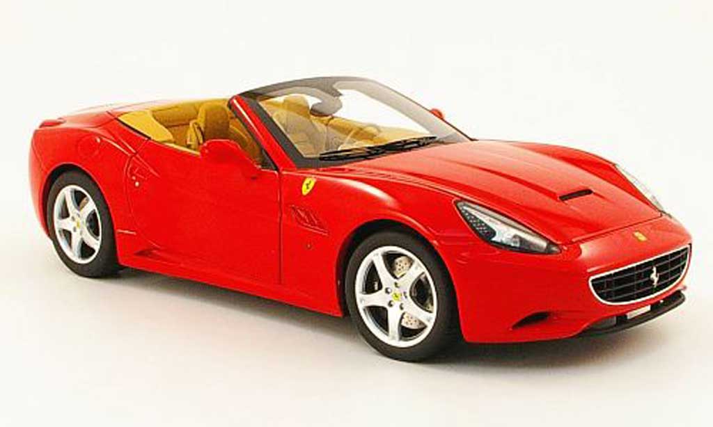 Ferrari California 2008 1/18 Hot Wheels Elite 2008 v8 red elite special ed. in klappbox diecast model cars