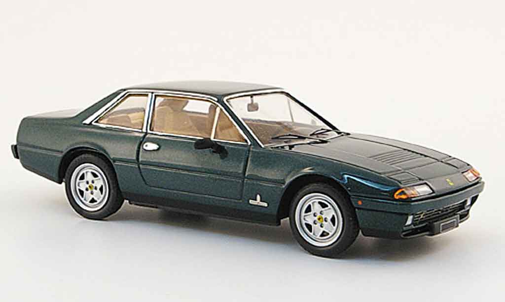 Ferrari 412 1/43 Hot Wheels Elite grun 1985 miniature
