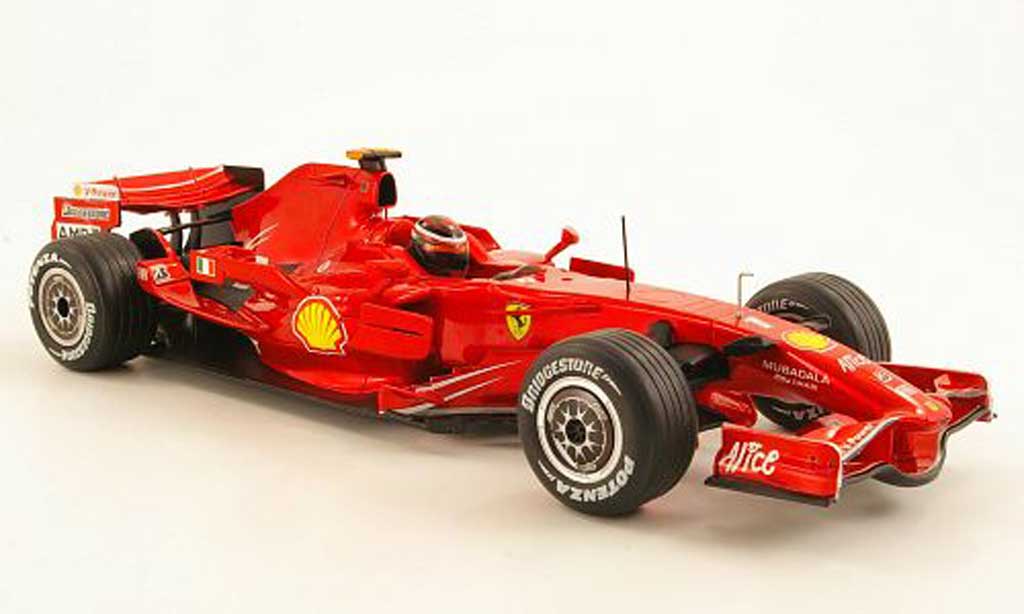 Ferrari F1 1/18 Hot Wheels F2008 K. Reikkonen 2008 miniature