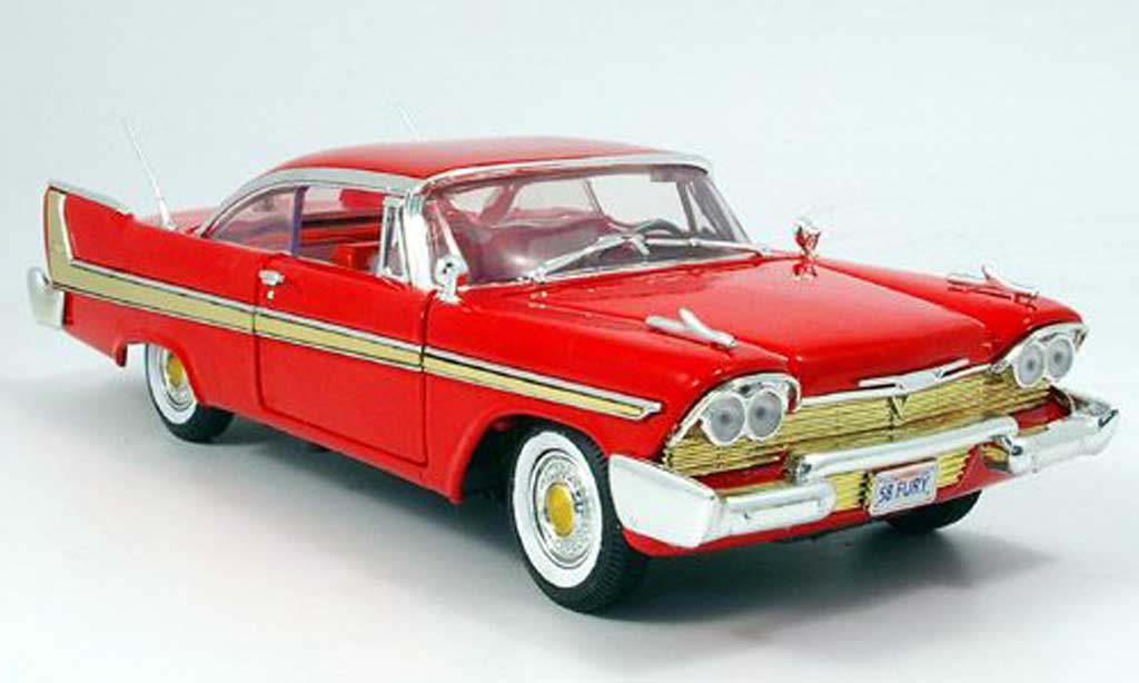 Plymouth Fury 1/18 Motormax rouge 1958