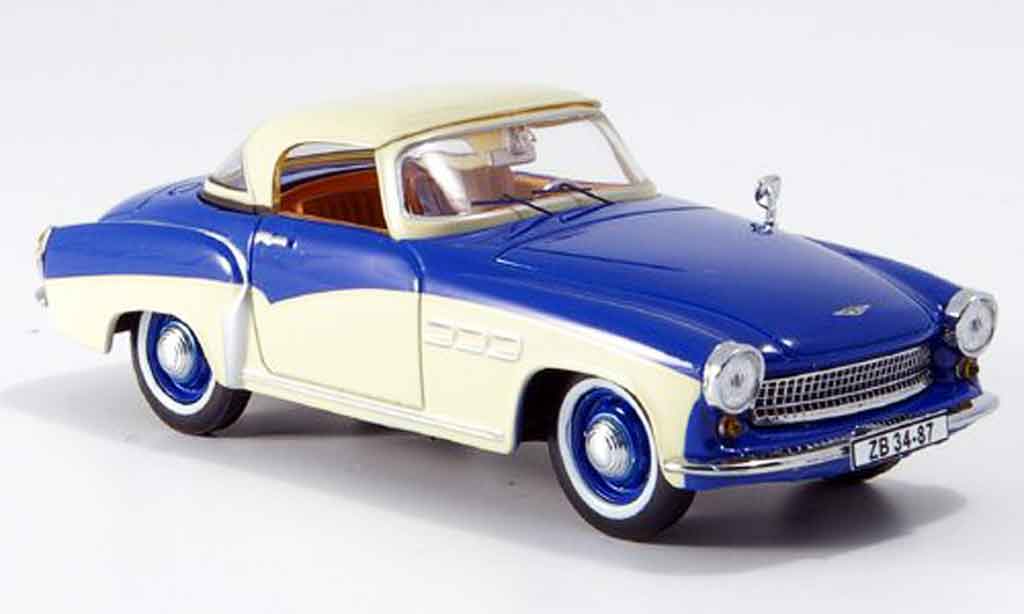 Wartburg 313 1/43 IST Models Sport bleu beige 1957 miniature