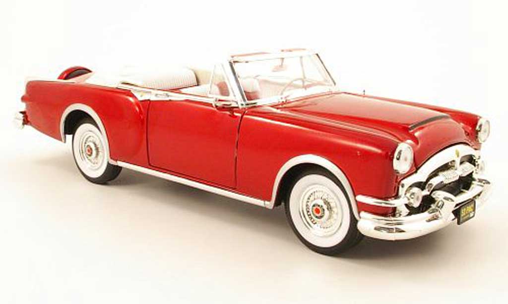 Packard Caribbean 1/18 Yat Ming rouge decapotee 1953 miniature