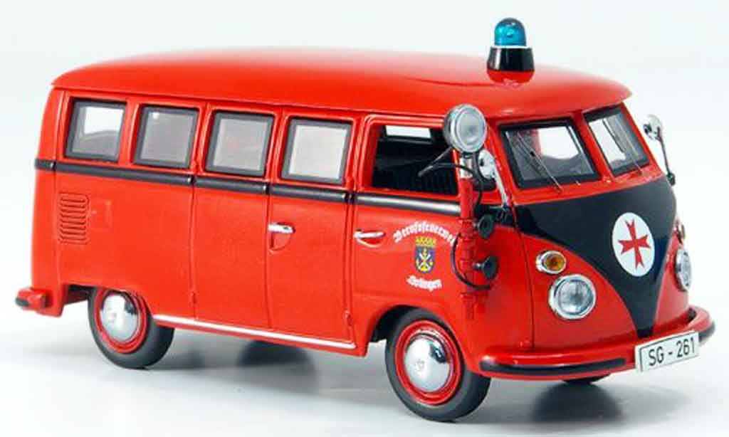 Volkswagen Combi 1/43 Schuco t 1 bus berufspompier solingen miniature