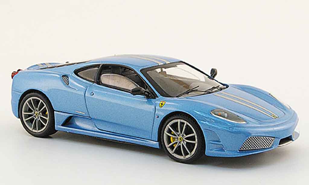 Ferrari F430 Scuderia 1/43 Hot Wheels Elite Scuderia bleu miniature
