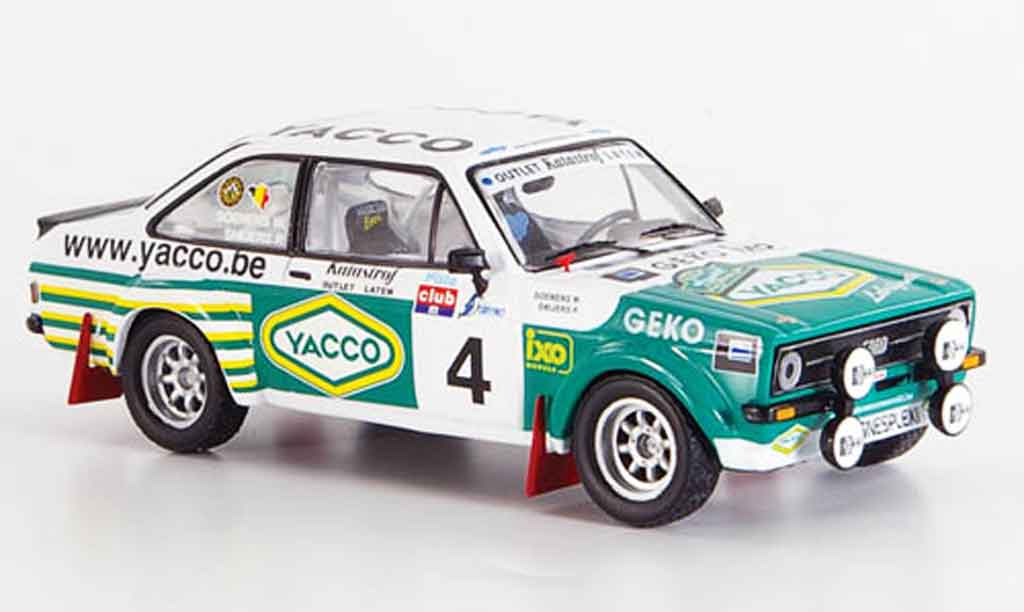 Ford Escort RS 1800 1/43 IXO RS 1800 No.4 Snijers Soenes Sieger SPA 2008