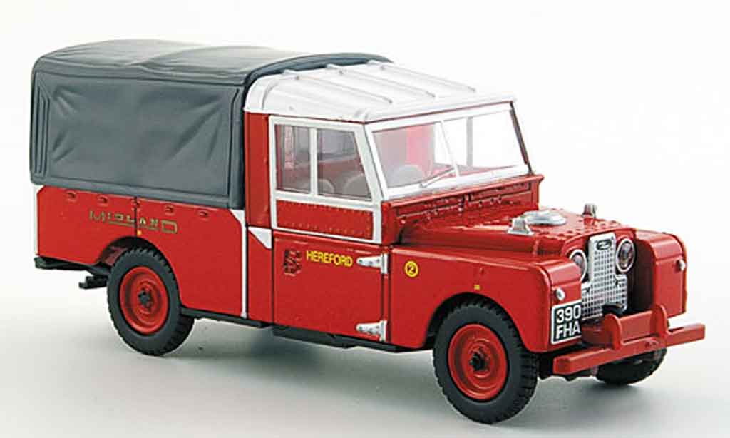 Land Rover Series 1 109 1/43 Oxford 109 rouge Pick Up miniature