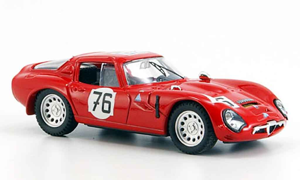 Alfa Romeo TZ2 1/43 Best no.76 de adamich zeccoli nurburgring 1966 miniature