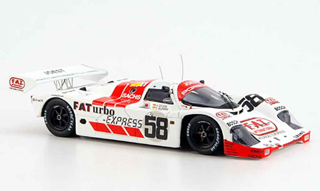 Porsche 962 1991 1/43 Spark 1991 No.58 Joest Siebter 24h Le Mans miniature