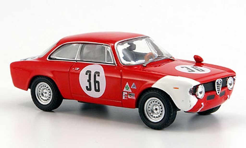 Alfa Romeo Giulia 1600 GTA 1/43 M4 1600 GTA No.36 J.Rindt 4h Sebring 1966 miniature