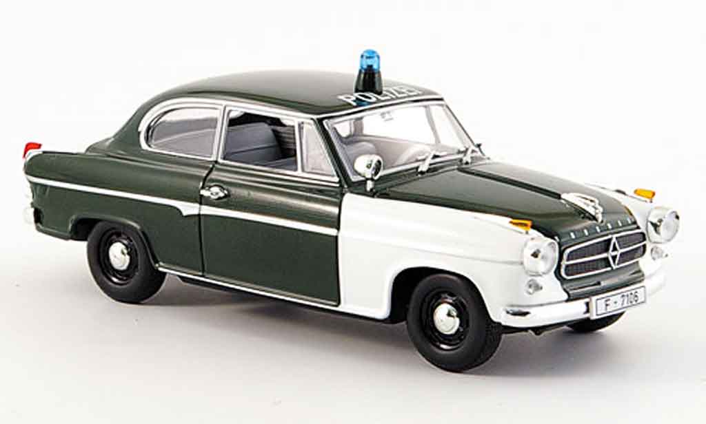 Borgward Isabella 1/43 Minichamps police Frankfurt 2turer 1959 miniature