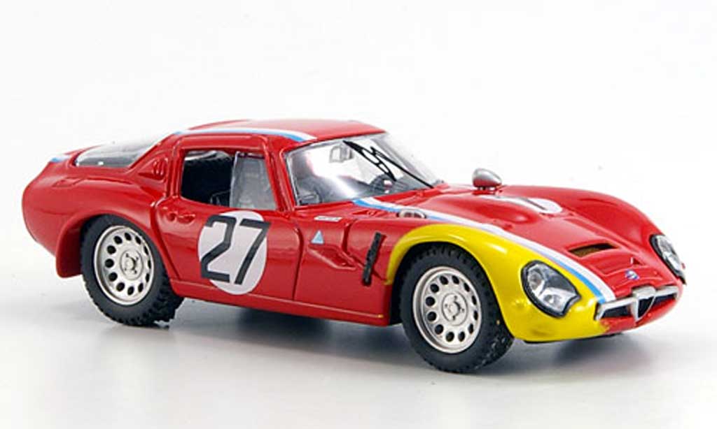 Alfa Romeo TZ2 1/43 Best No.27 Pilette Monza 1967 diecast model cars