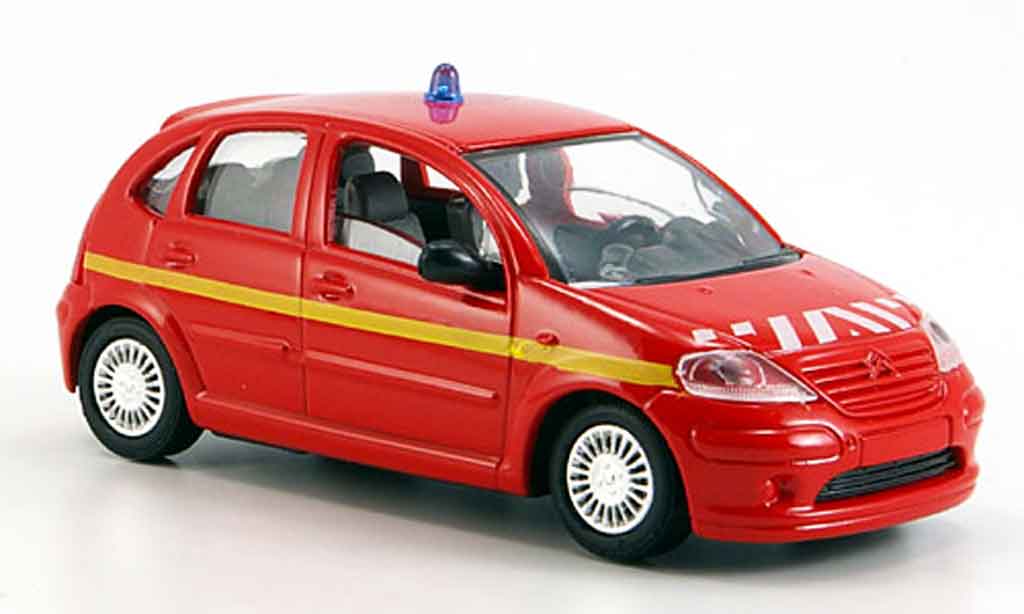 Citroen C3 1/43 Solido pompier 2002 miniature