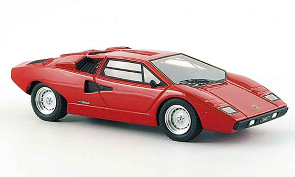 Lamborghini Countach LP 400 1/43 Look Smart LP 400 rouge 1978 miniature