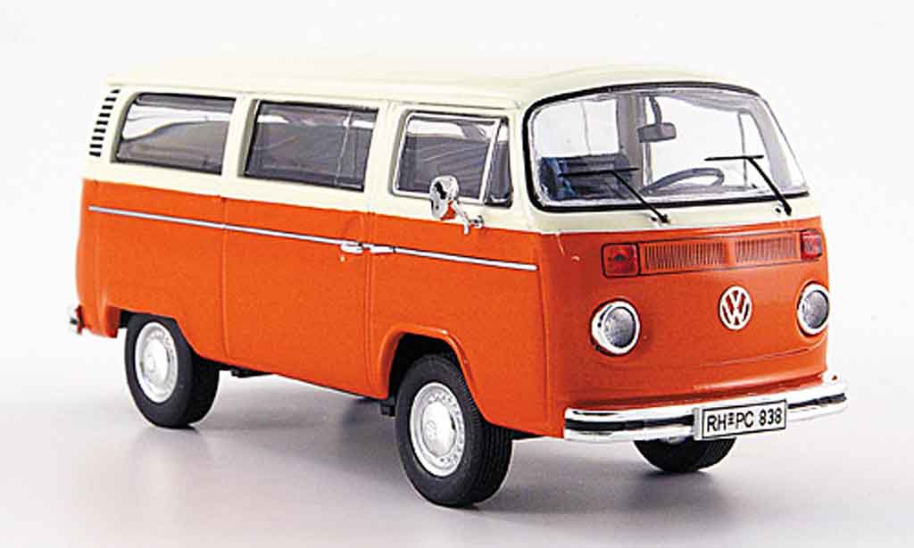 Volkswagen Combi 1/43 Premium Cls t 2 b bus l orange blanche miniature