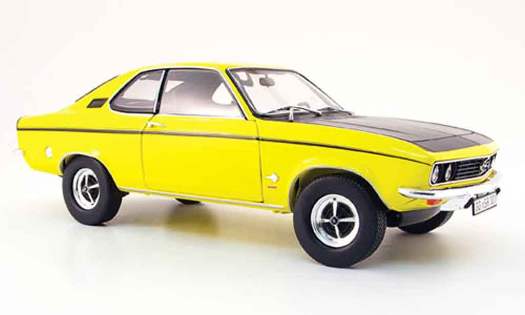 Opel Manta 1/18 Norev sr yellow black 1970