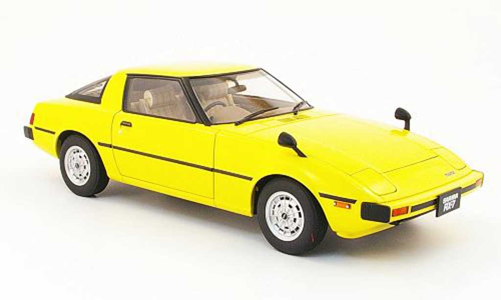 Mazda RX7 1/18 Autoart savanna (sa) jaune 1978 miniature