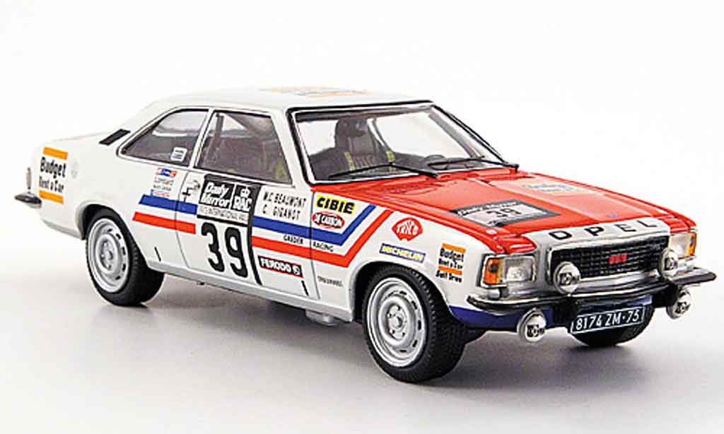 Miniature Opel Commodore B 1/43 Schuco Gs E No.39 Rallye England 1973 ...