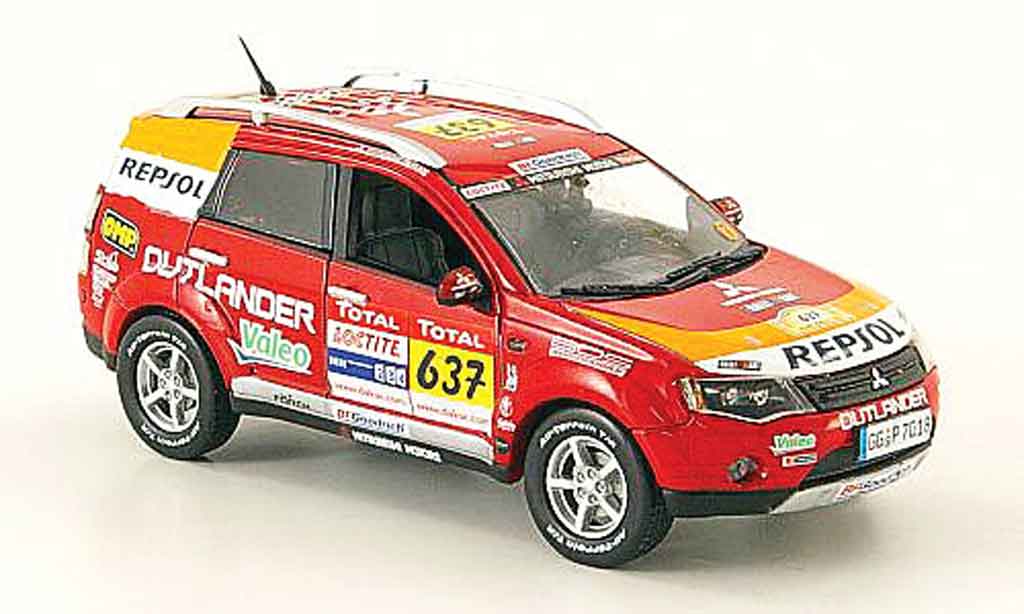 Mitsubishi Outlander 1/43 Vitesse No.637 Support Car Rally Dakar 2009 miniature